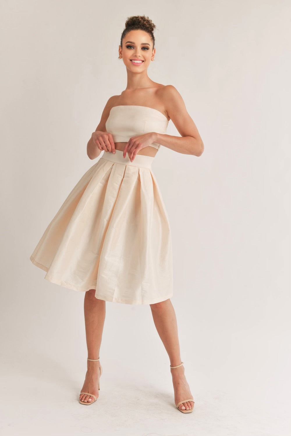 Pleat skirt