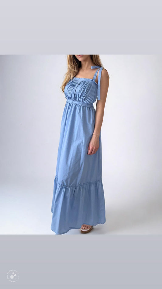 Blue maxi dress