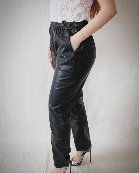 Vegan leather pants