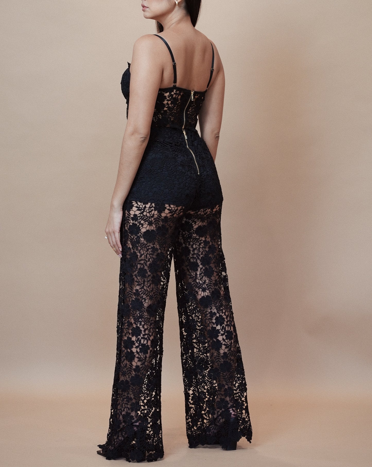 Wide Leg Lace Pants